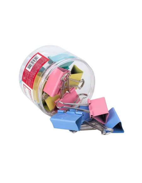 CLIPS 51MM COLOR 12BUC/SET