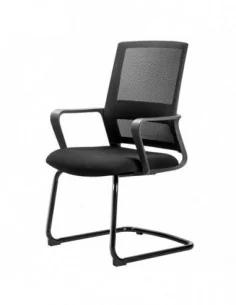 SCAUN CONFERINTA SPATAR MESH NEGRU DELI