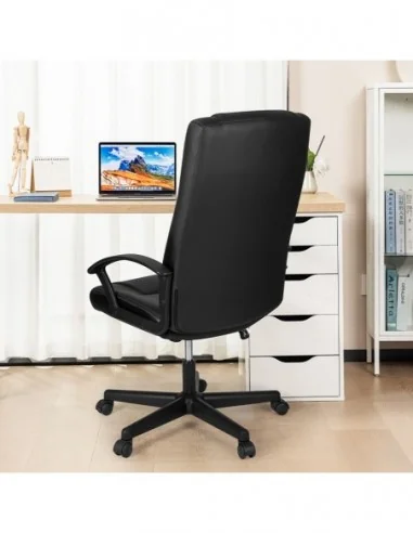 SCAUN BIROU EXECUTIVE IMITATIE PIELE, SIST ROTI...