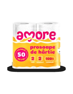 PROSOAPE HARTIE BUCATARIE 2 STR 50 FOI 2ROLE/SET AMORE