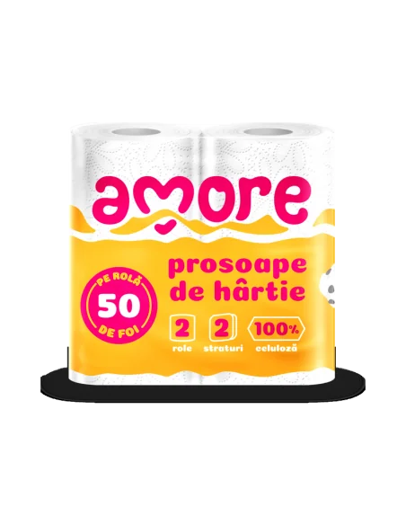 PROSOAPE HARTIE BUCATARIE 2 STR 50 FOI 2ROLE/SET AMORE