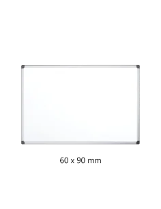 WHITEBOARD MAGNETIC RO-CLIPS 60X90CM RO-WB6090