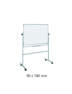 WHITEBOARD MAGNETIC MOBIL RO-CLIPS 90X180CM RO-WBM90180